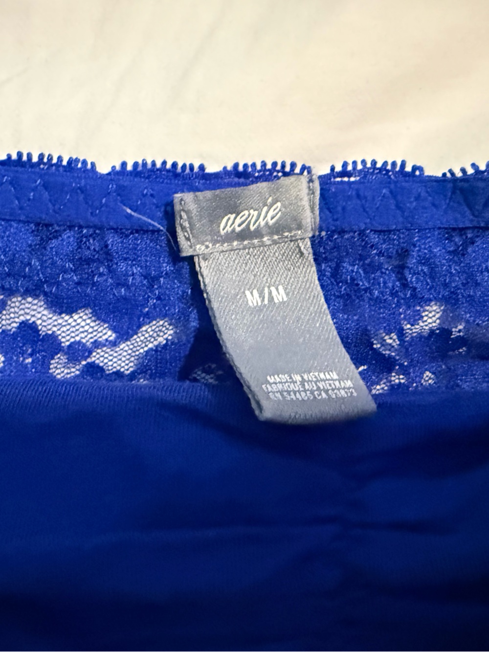 Aerie Green & Blue Lace Bandeau Bralettes - 2 Pack - Picture 7 of 7